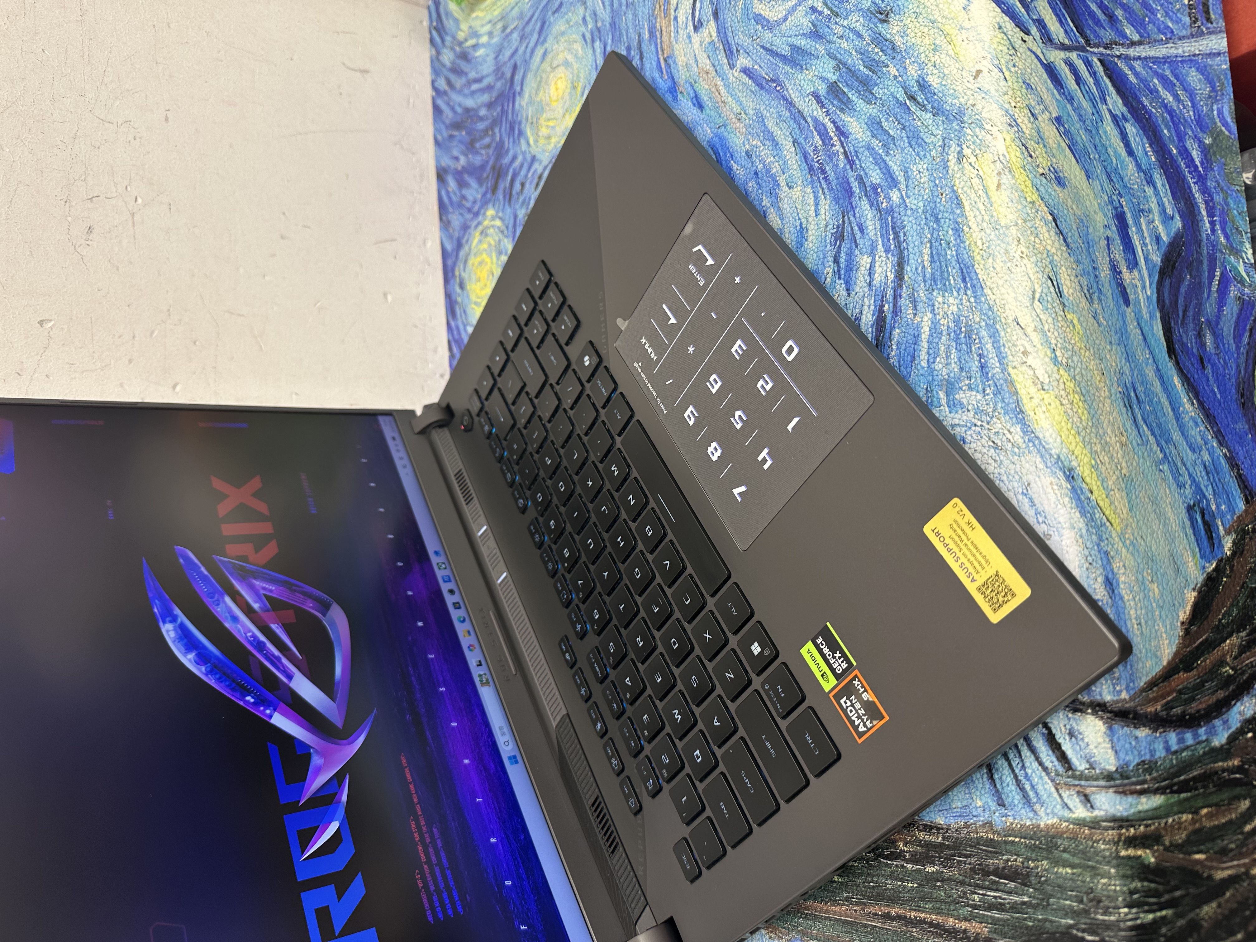 #6105 ASUS ROG AMD Ryzen 9 8940HX/16,32GB Ram/1TB SSD/RTX 5070Ti 獨立顯示卡/2.5K 165Hz 16寸 Mon/ GamingLaptop / Notebook / PC / YouTube / Movie / Gaming Notebook / Gaming PC 