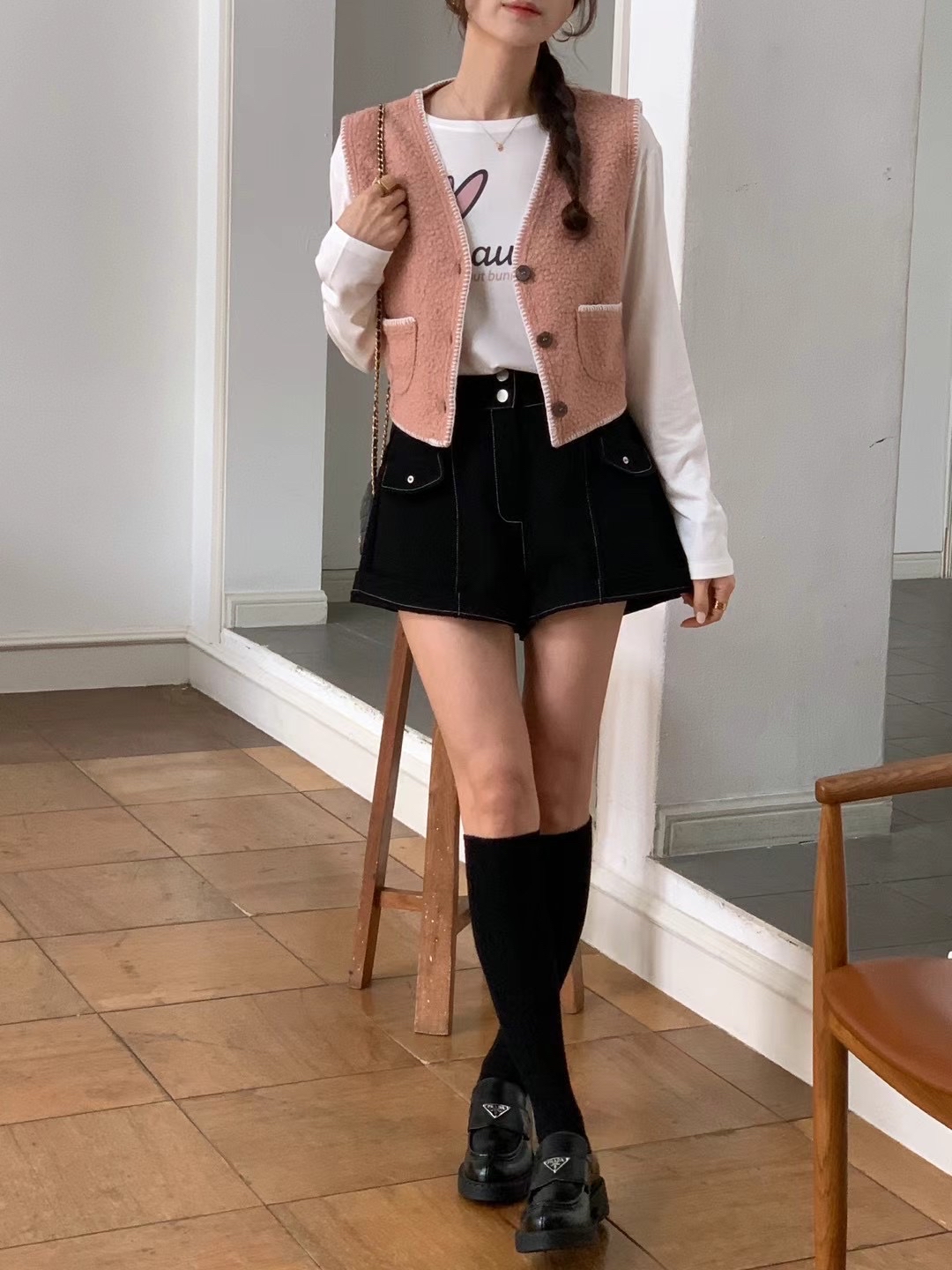 R10 羊羔毛背心仔