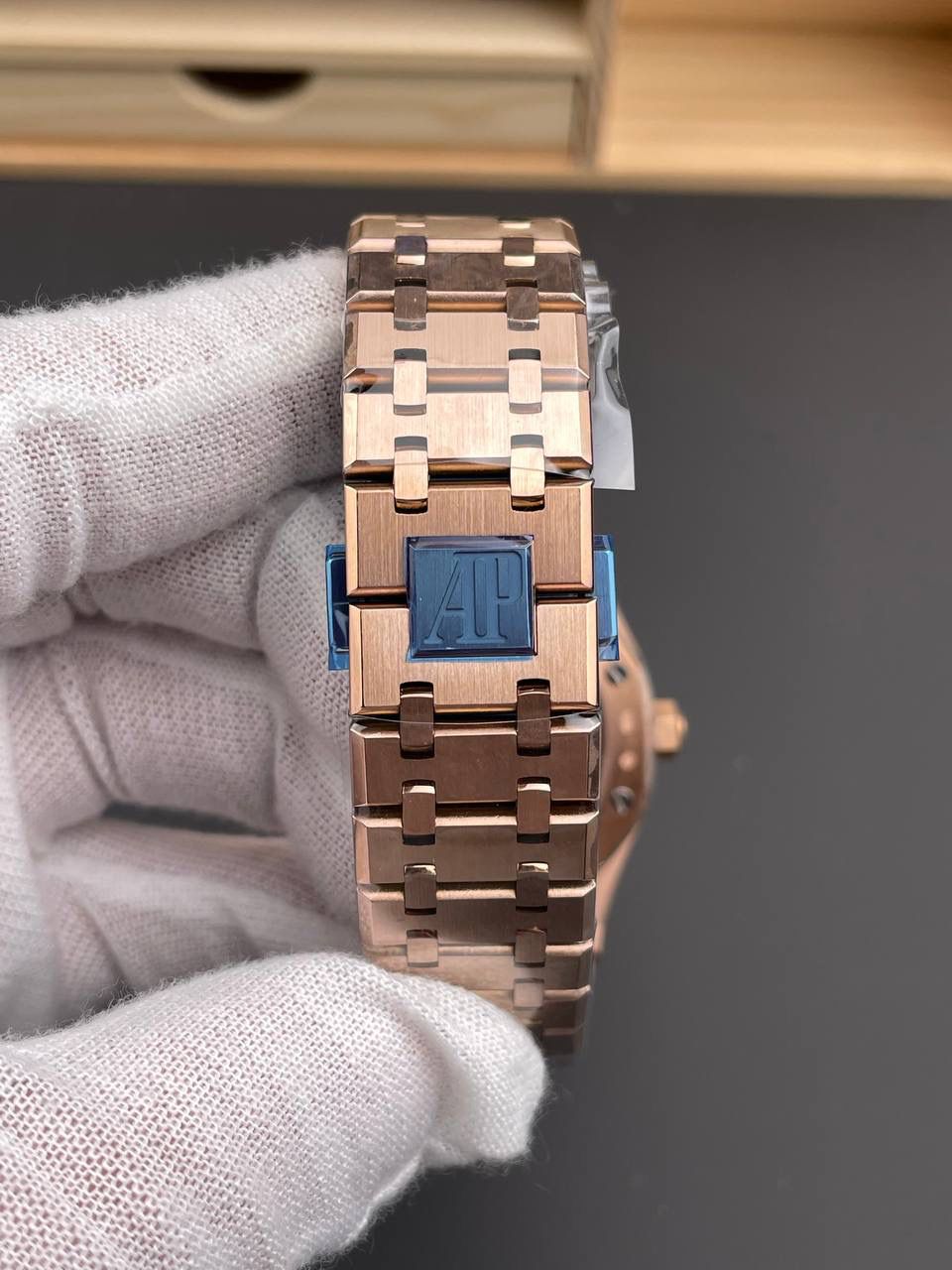 🚀爱彼 15510 全玫金黑盘/41mm/4302机💯