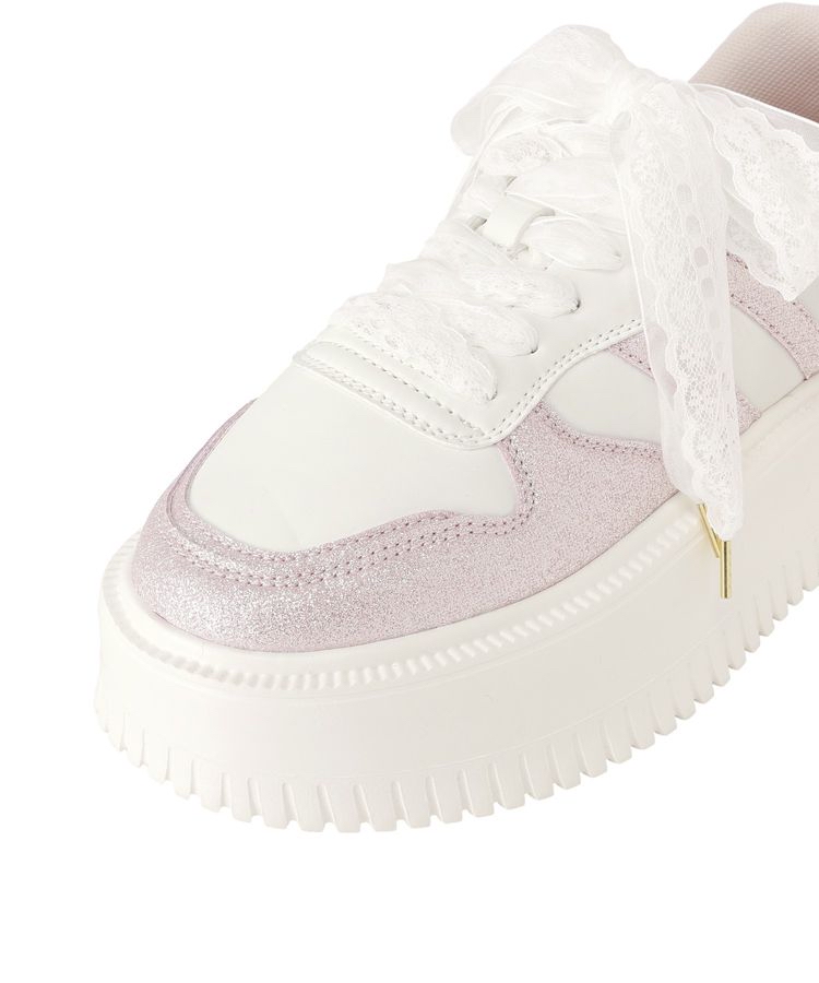 🎀【預訂】Maison de FLEUR Lace厚底波鞋 P