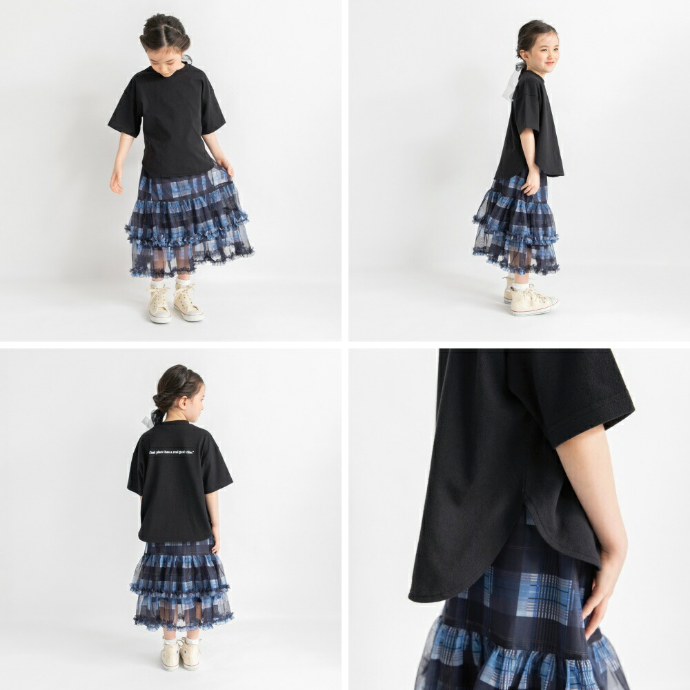 🆕【⭐訂購⭐】 🇯🇵日本直送🌀弧形開衩下擺 寬鬆簡約 短袖T恤［4款選］🌀[ELCA-0033][260325]