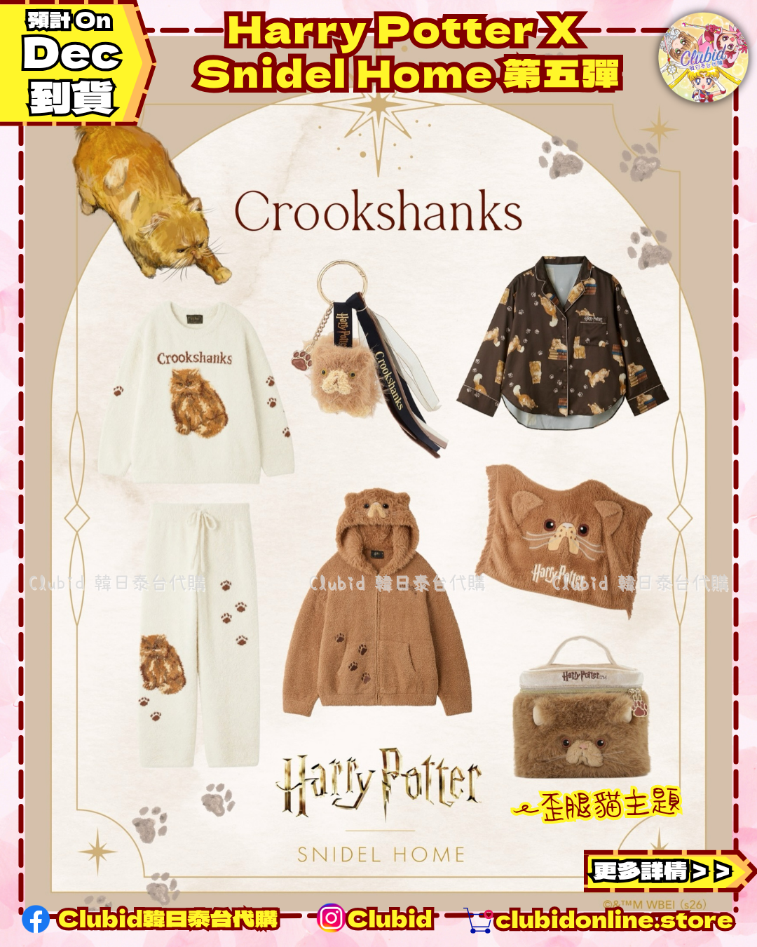 化妝包 Vanity Pouch｜SNIDEL HOME X 哈利波特 聯名 第5彈 (Harry Potter)【預購】 (26191C-P）