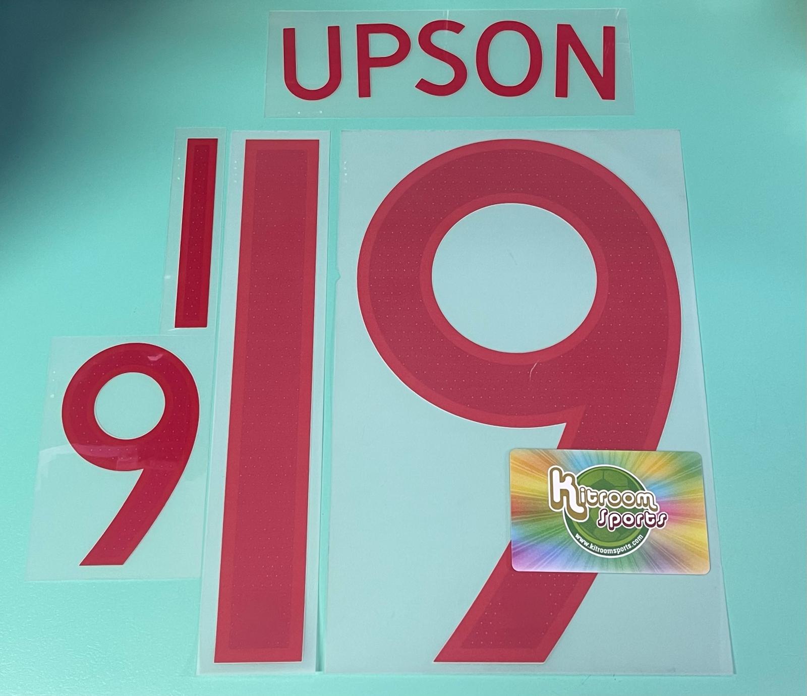 2010 England Home Nameset #19 UPSON