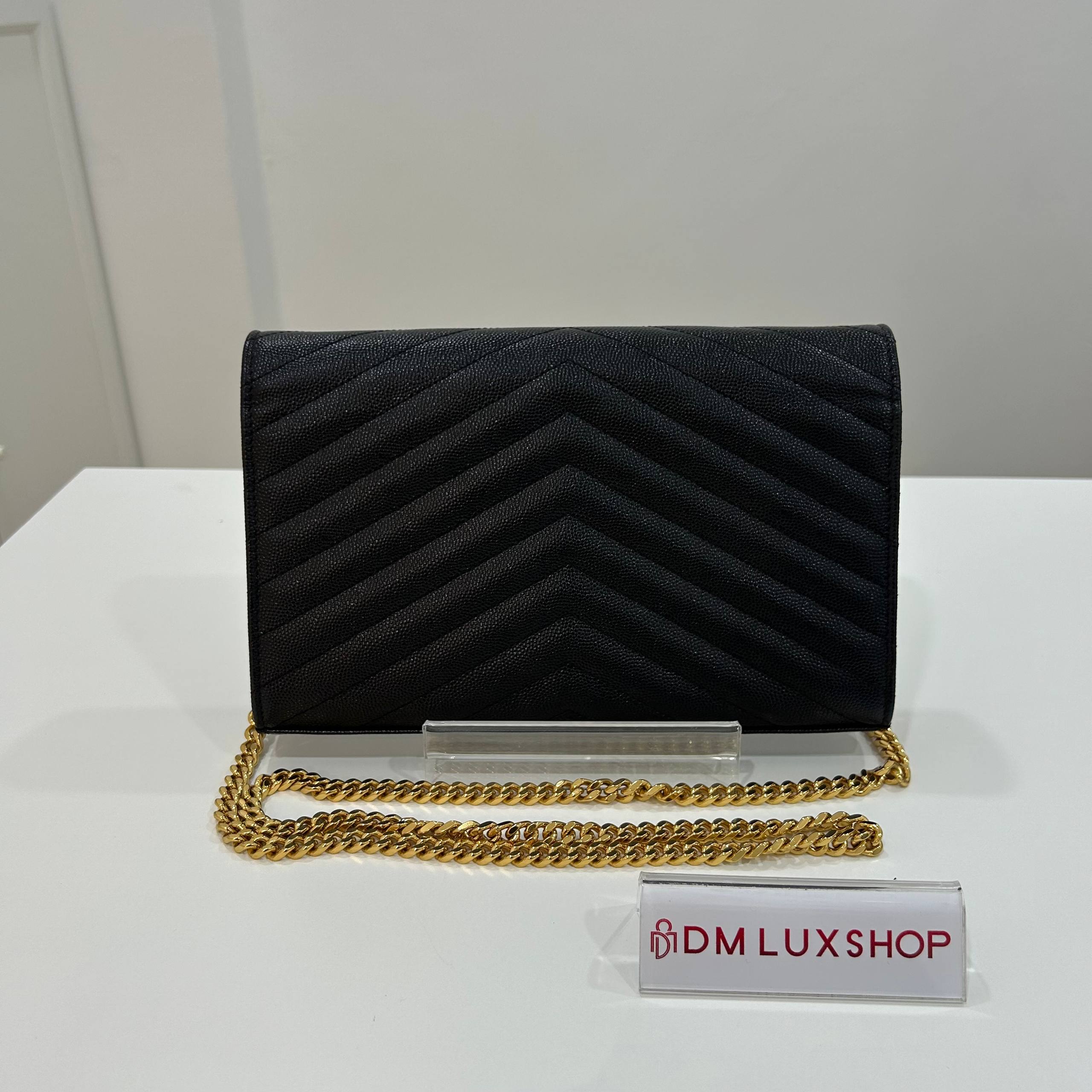 YSL Black Envelope WOC GHW