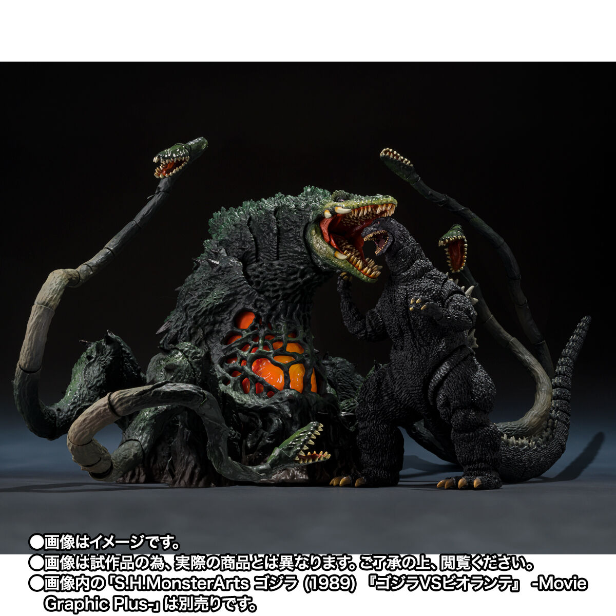 (預訂訂金 $900) (總價 $1811) (魂限) Bandai S.H.MonsterArts 哥斯拉 碧奧蘭蒂 若狹灣決戰Ver SHMA GODZILLA Biollante (行版) 