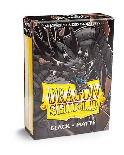 Dragon Shield Matte Japanese Sleeves - Black (60-Pack)