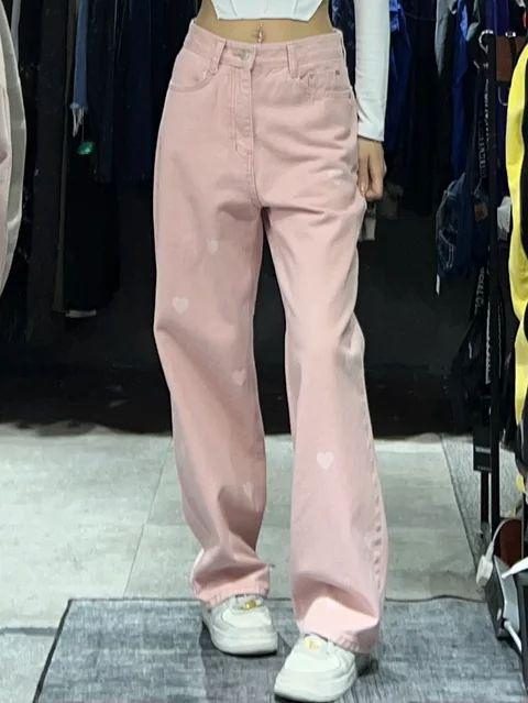 心心印邊牛仔褲 KR2702