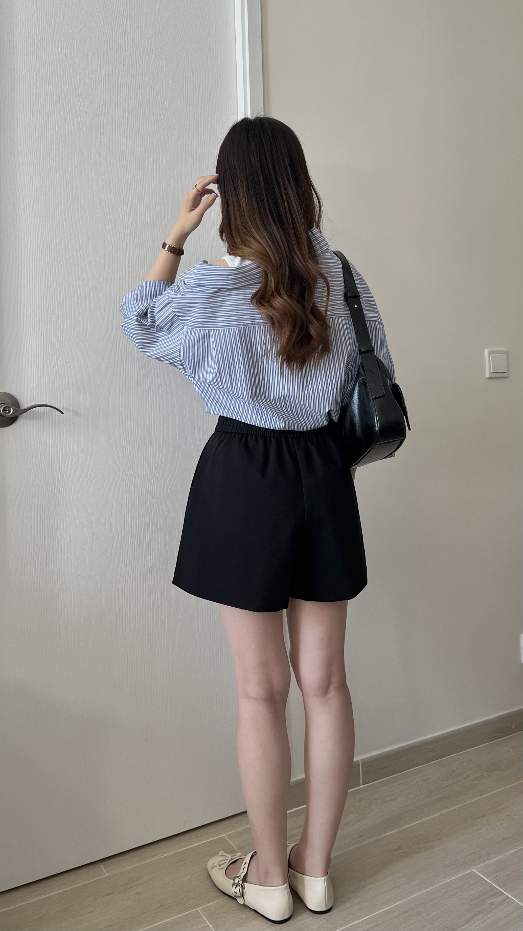 自留推薦假兩件恤衫 現貨