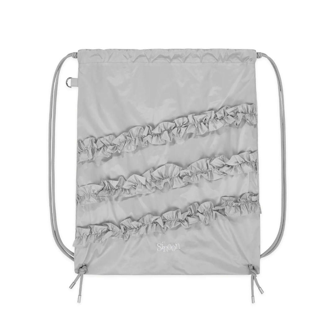 SINOON Ruffle String Bag