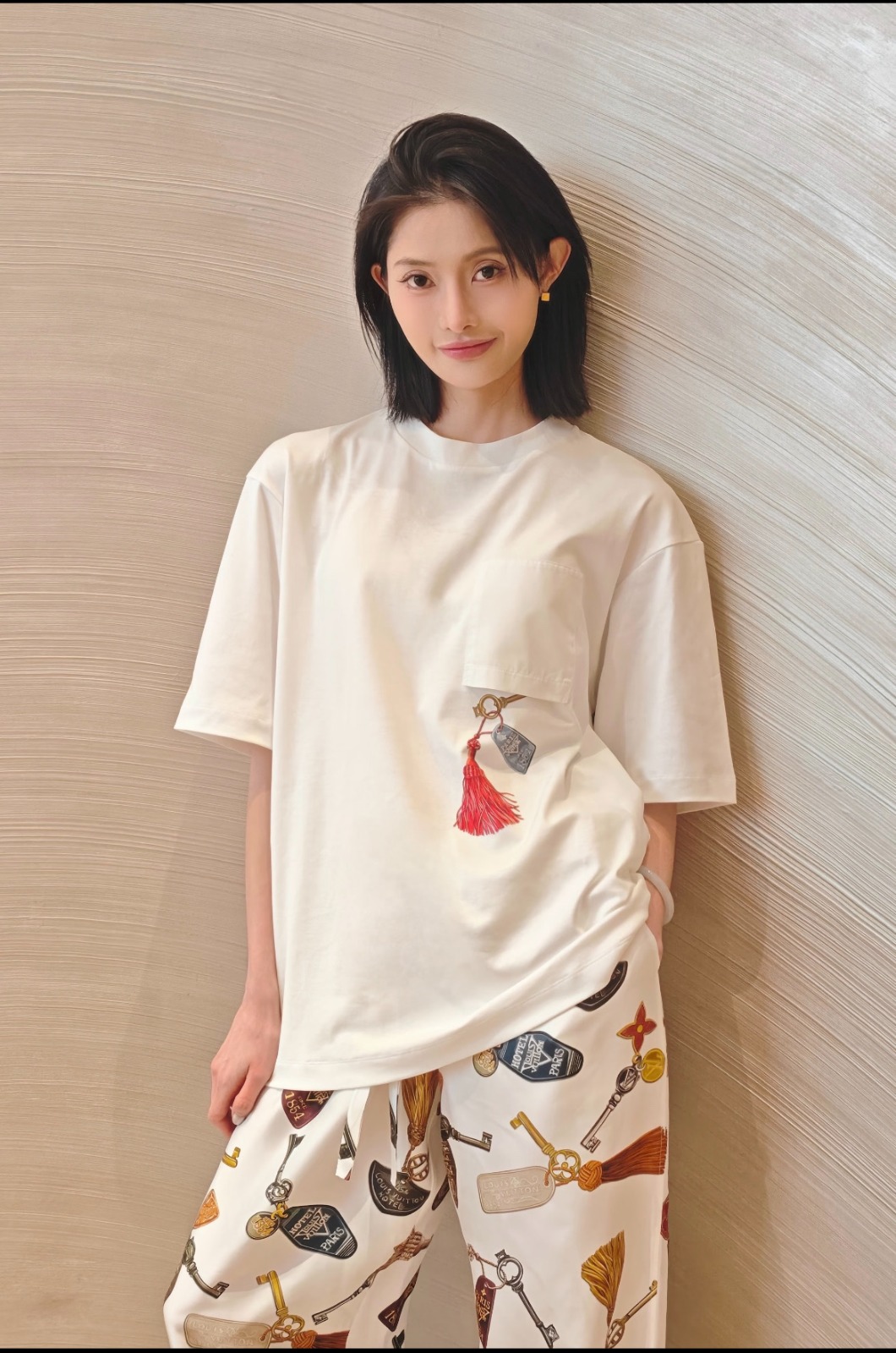 【原單】LV Getaway Print Pocket T-Shirt 度假印花口袋Tee