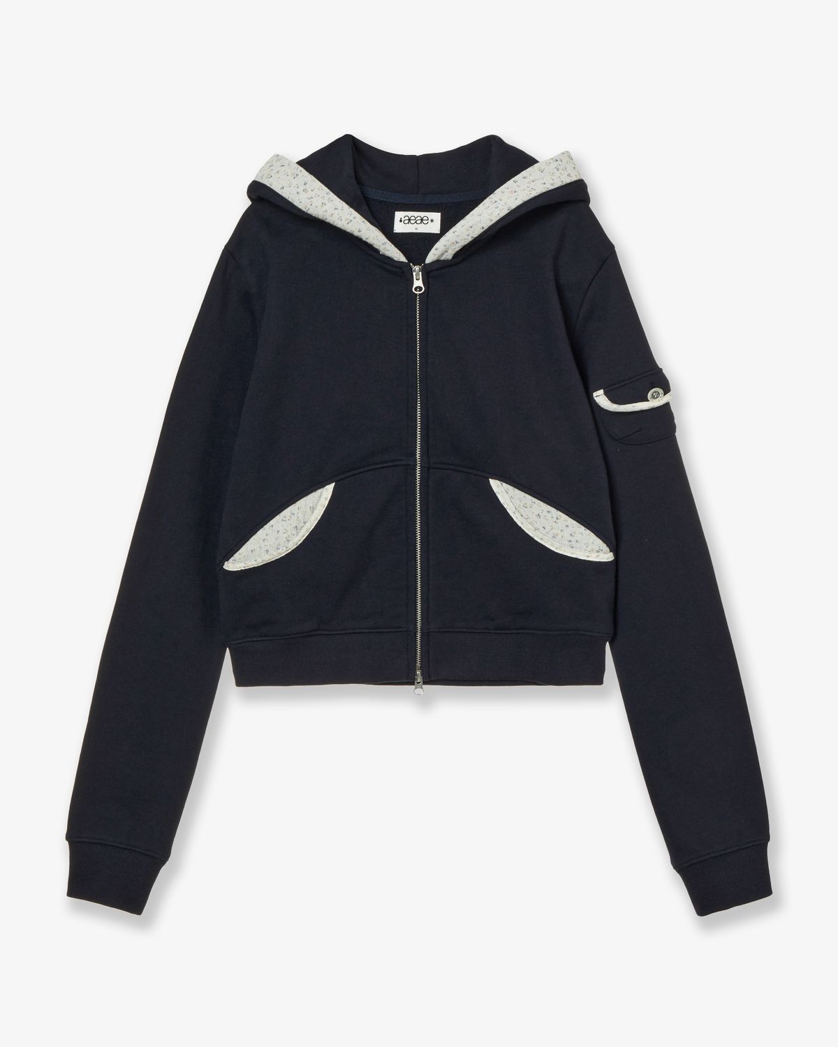 🇰🇷訂購｜aeae 26SS｜ROUND POCKET HOODIE ZIP UP 2色 