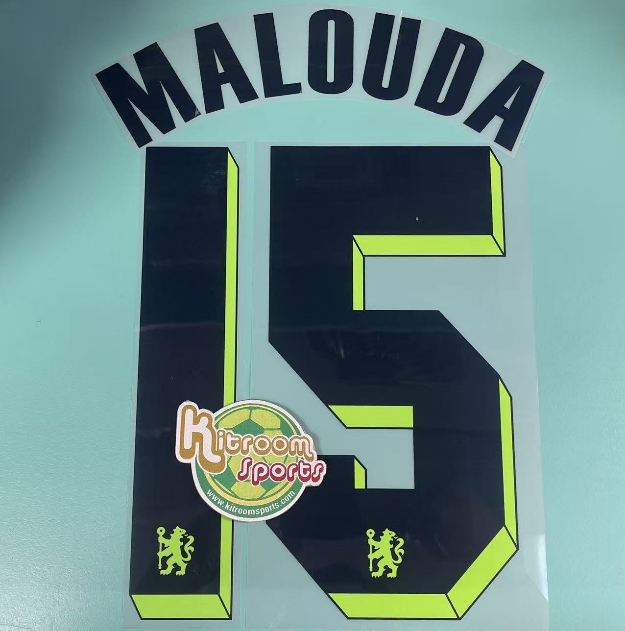 2010-11 Chelsea 3RD UCL Nameset #15 MALOUDA