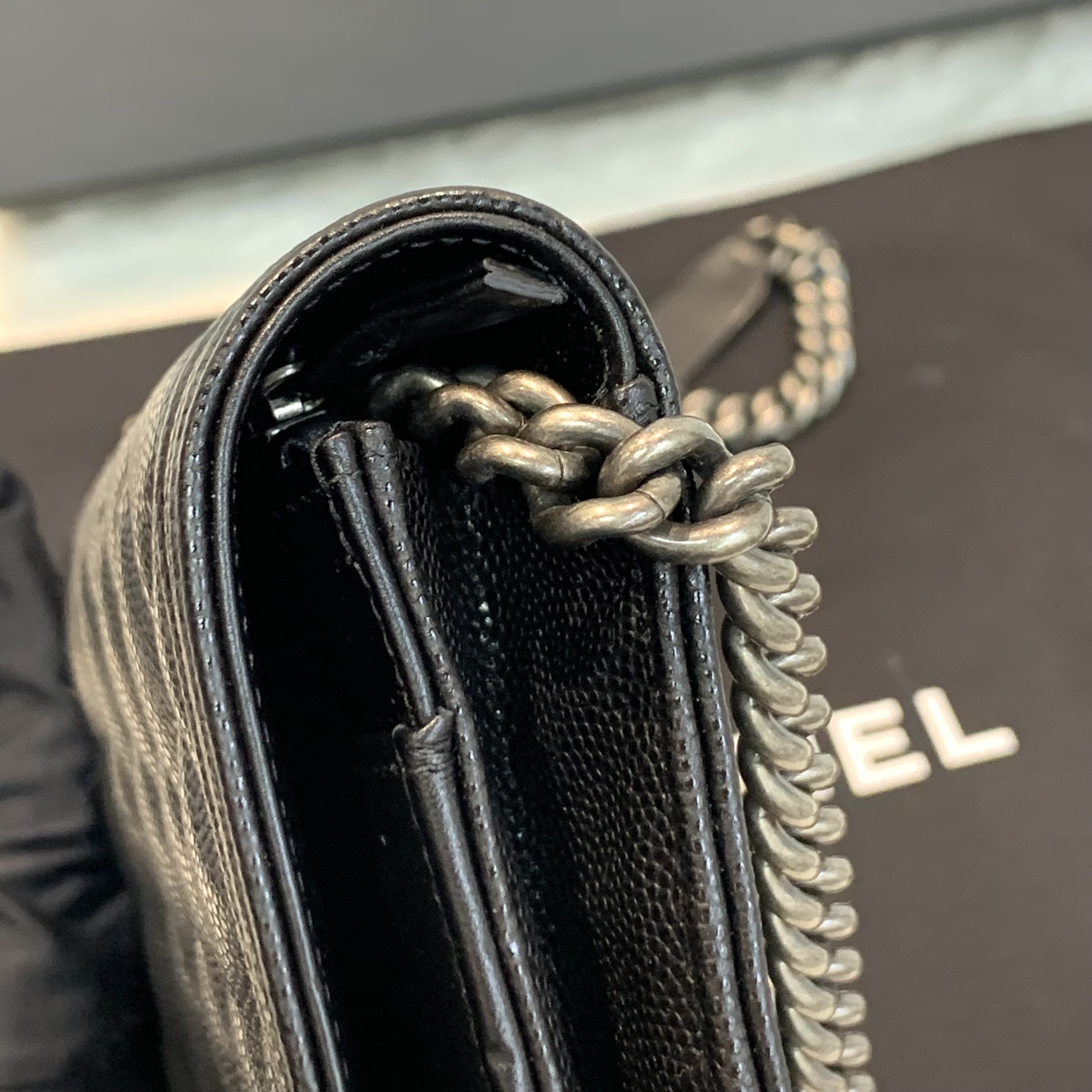 CHANEL經典熱賣款❤️‍🔥Leboy woc 黑色銀扣