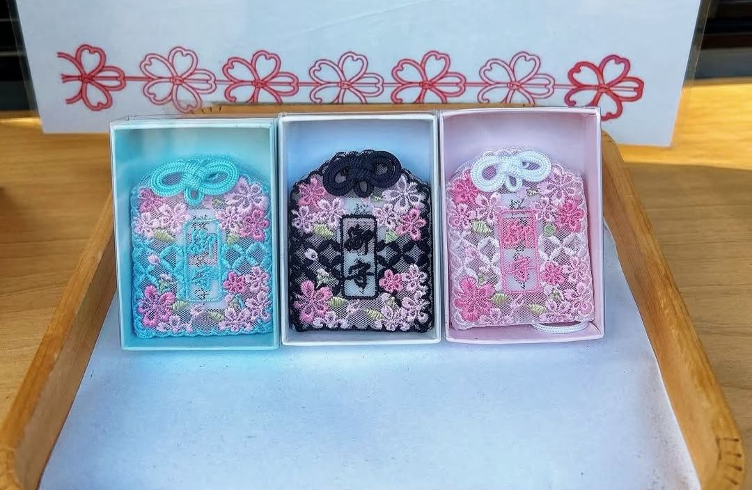 四月連線貨品 - 日本 櫻神宮 櫻花蕾絲御守