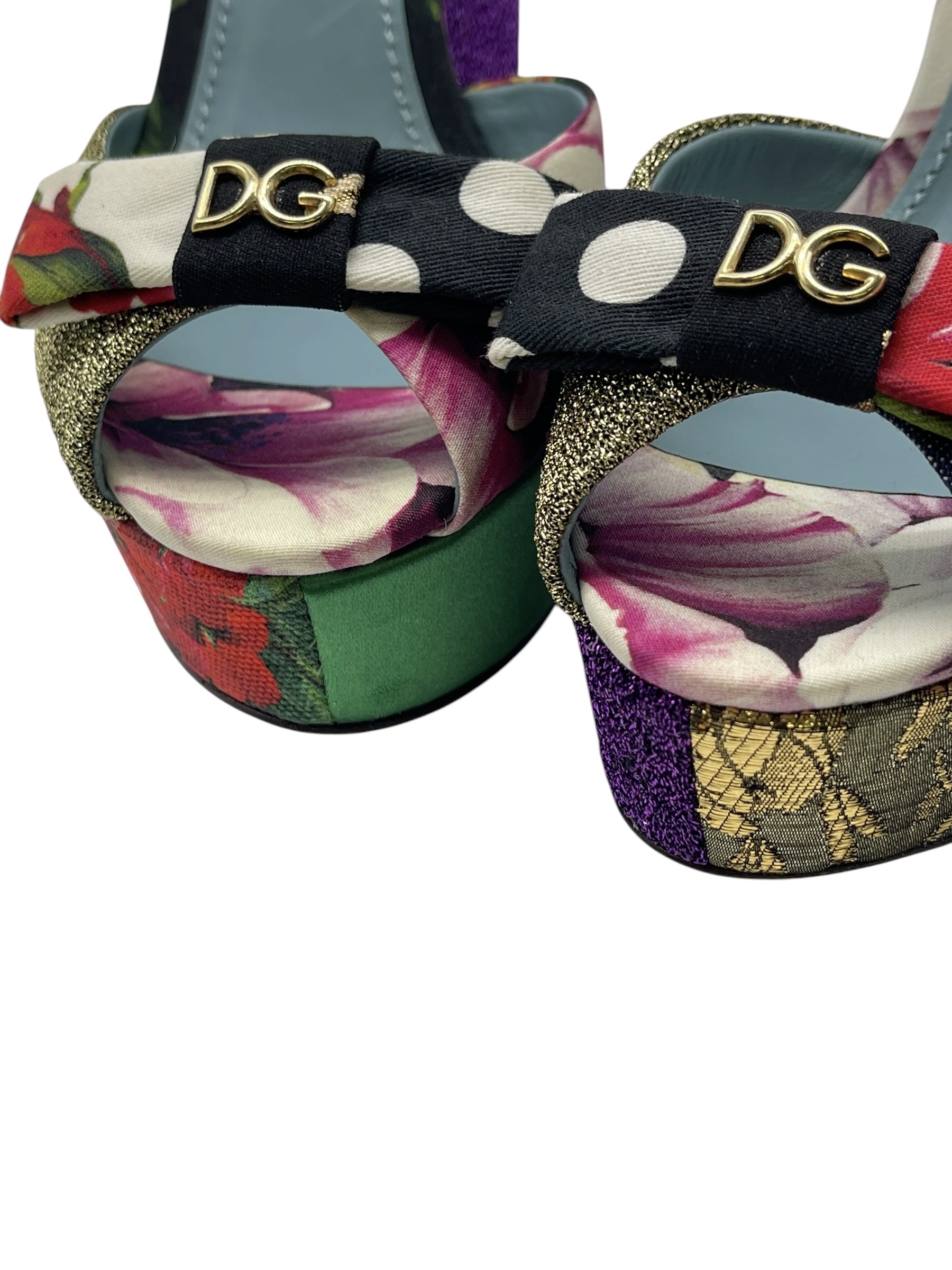 Pre-owned Dolce & Gabbana Patchwork Wedge / Product Code: 070806