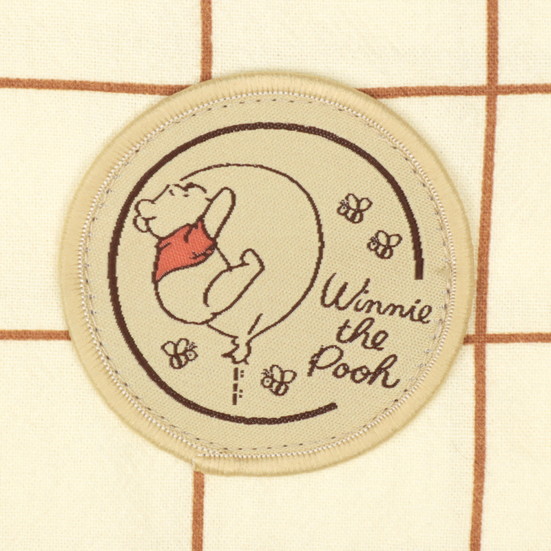 🇯🇵預訂 日本直送🇯🇵Winnie the pooh小熊維尼貼章格紋短袖水手領上衣