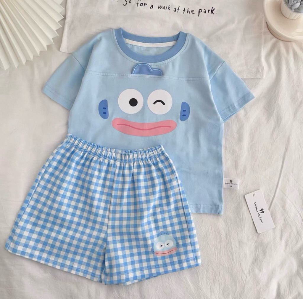 【$50童裝區】兒童卡通圖案短袖套裝