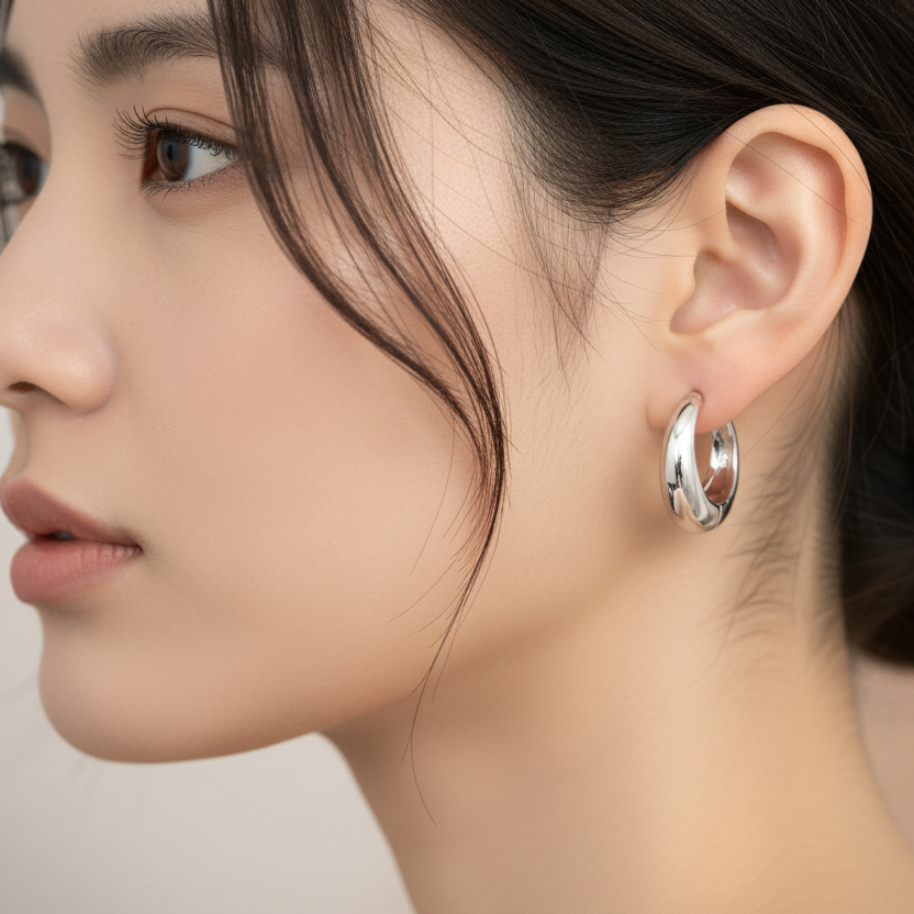 Boccia Titanium 05096-01 鈦金屬 / 耳環