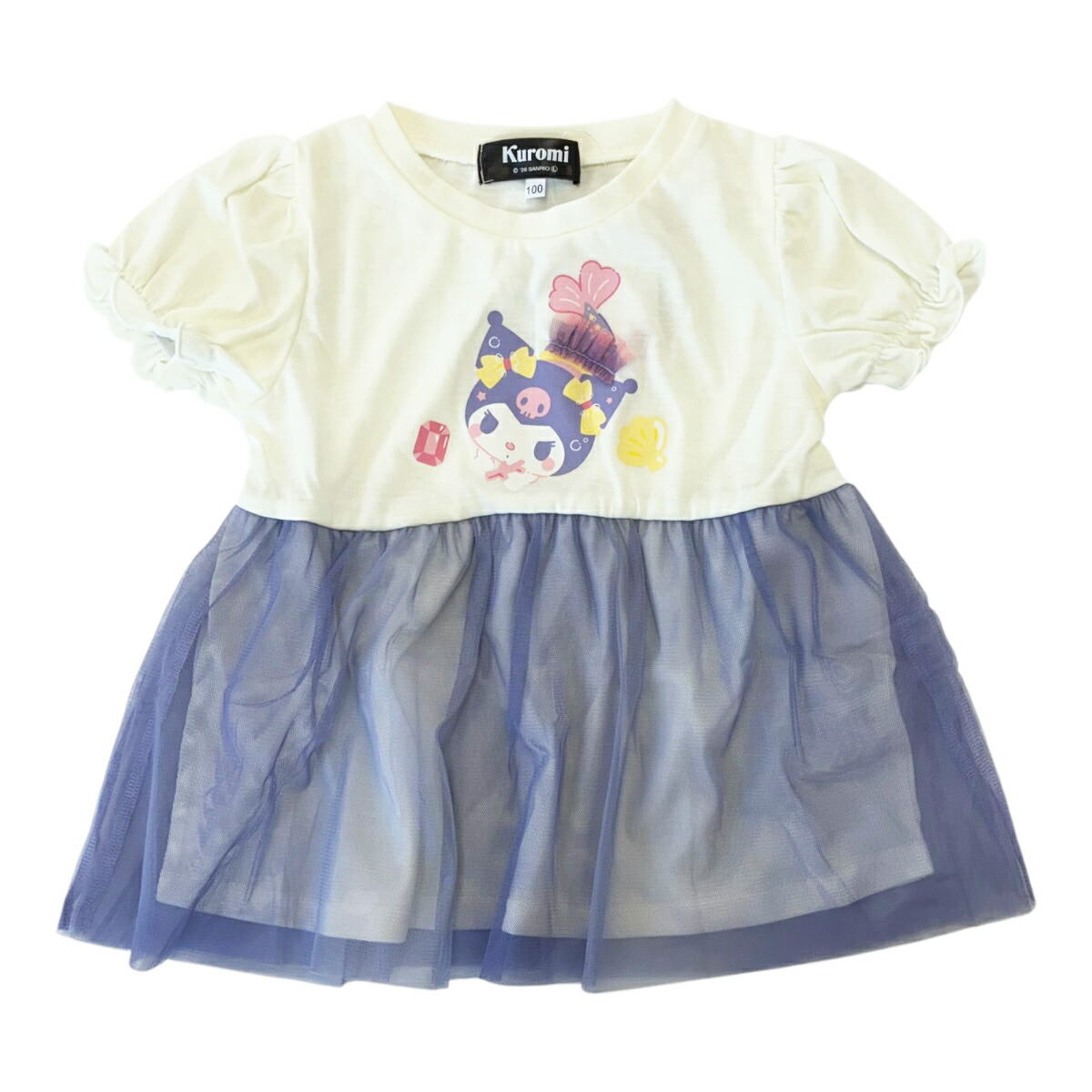 🆕【⭐訂購⭐】🇯🇵日本直送 🌀#Sanrio 荷葉邊薄紗下擺短袖 tee［6款選］ 🌀 [PLFA-0089] [260627]