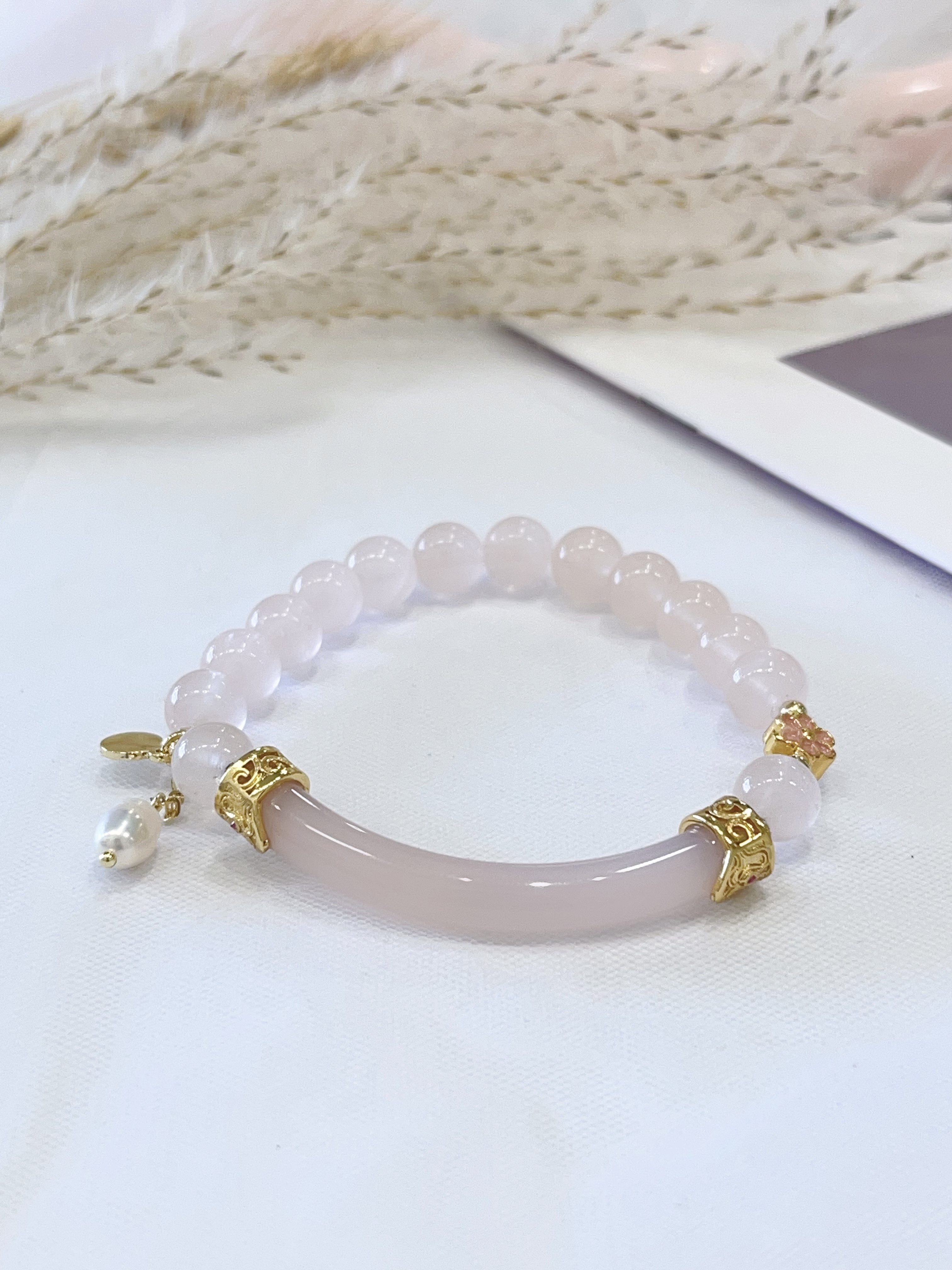 🌿 新中式半镯水晶手串 Bangle Bracelet ｜8mm