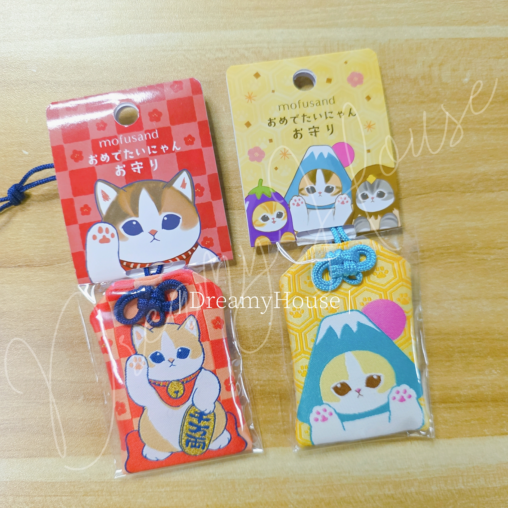 日本 Mofusand貓咪 鯊魚貓 mofumofu store 御守