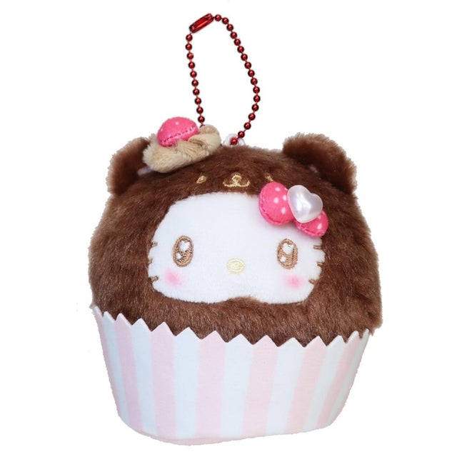 Sanrio系列-HelloKitty 紙杯蛋糕造型掛件