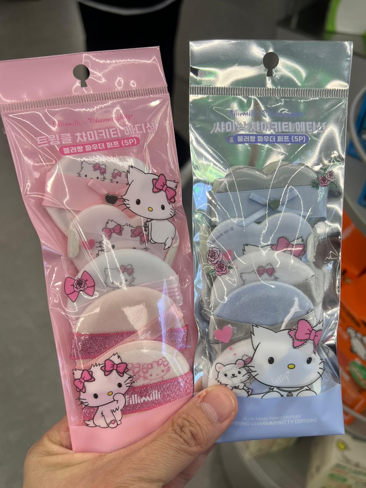 Fillimilli x Kitty powder puff 5入 