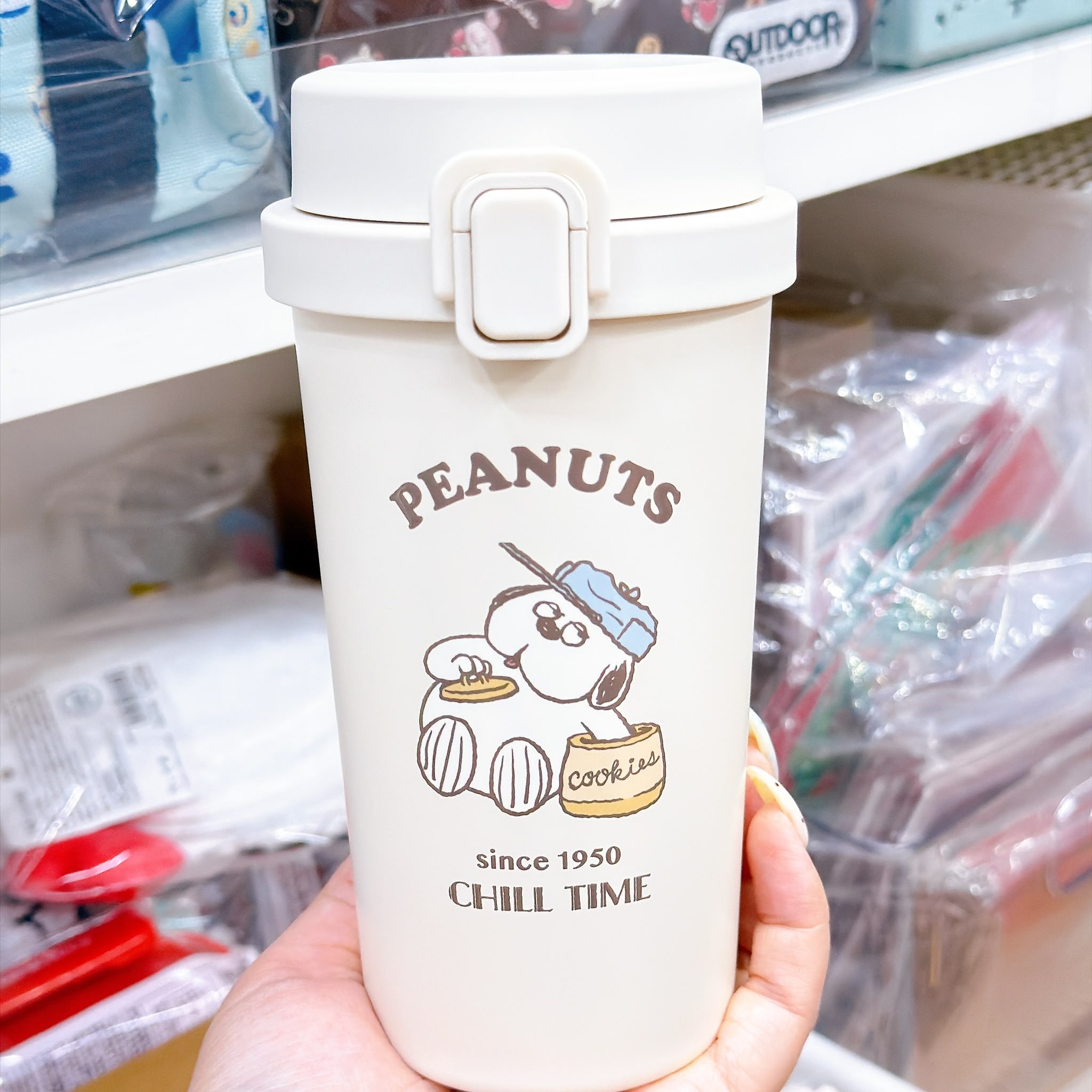 日本版Snoopy Olaf保溫杯 370毫升