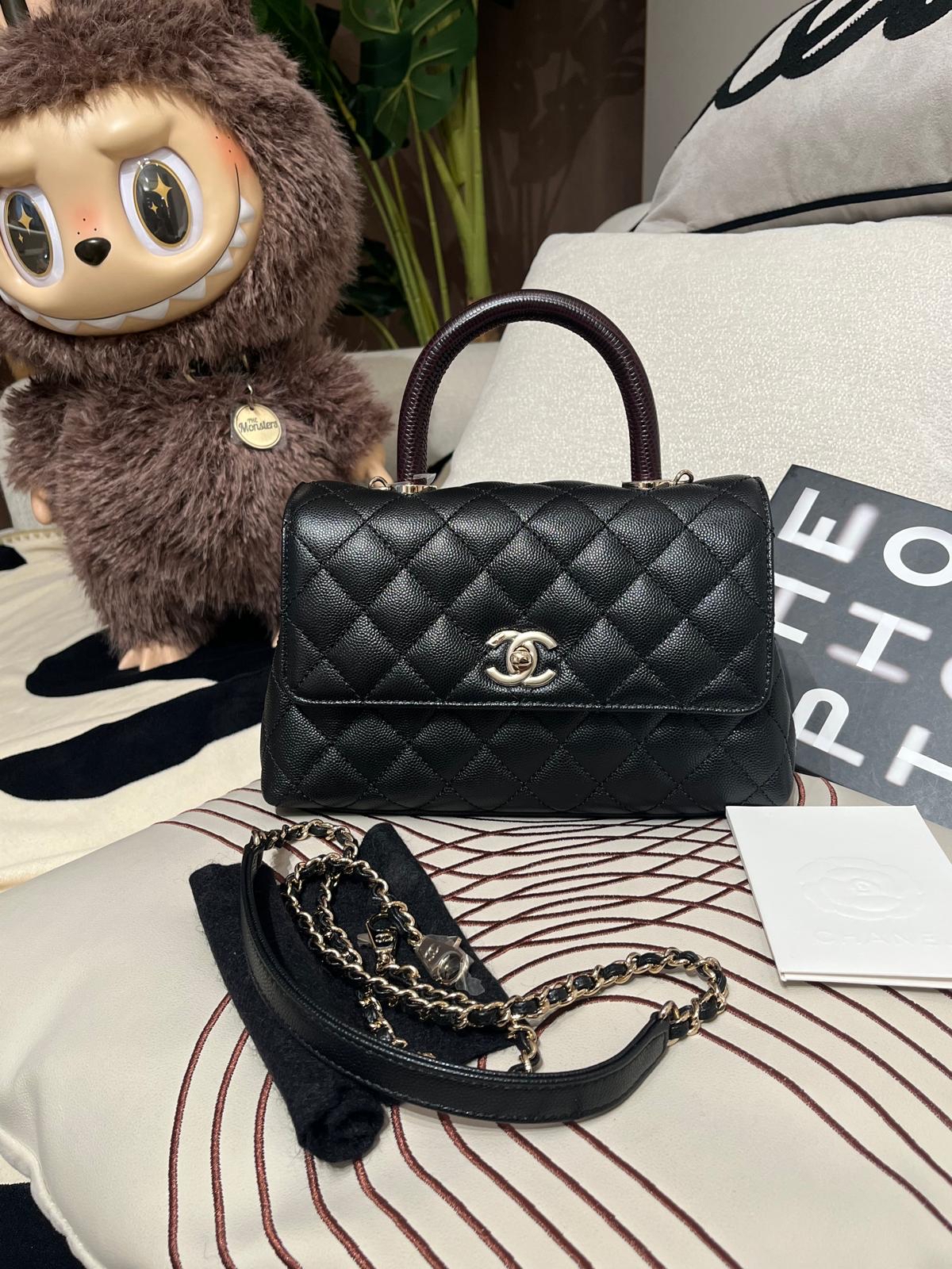 全新 Chanel coco handle small  100%Authentic,全新貨品 ✅ 2024收據✅晶片✅dust bag✅box