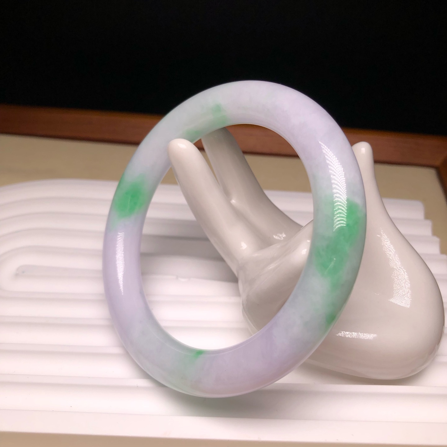 白底青圓鐲57.5mm YM00180