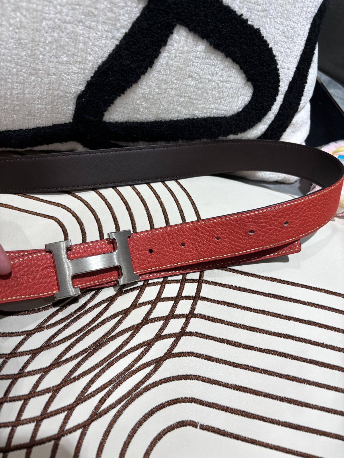 Hermes Constance Belt Stamp [O] size: 95cm 100%Authentic, 98%New