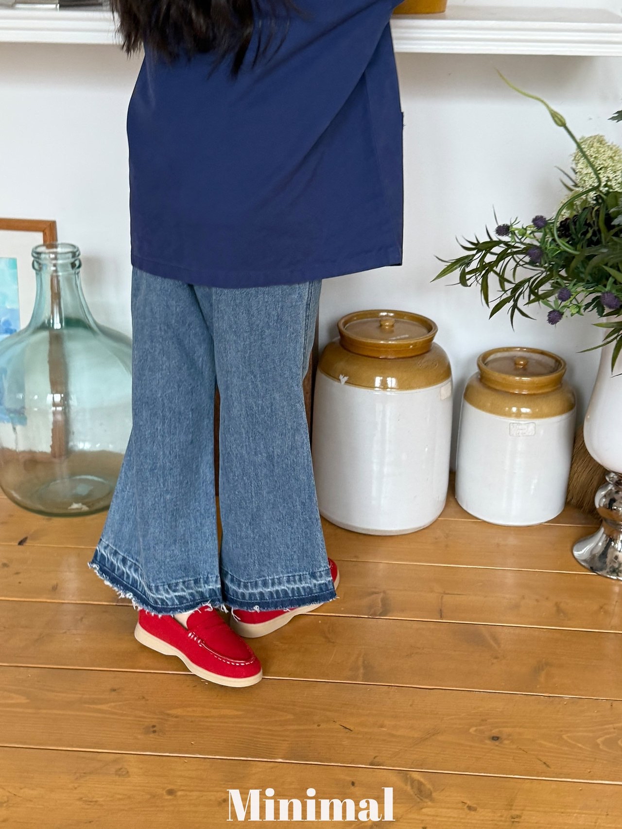 Mnm | Chocotin bootcut denim