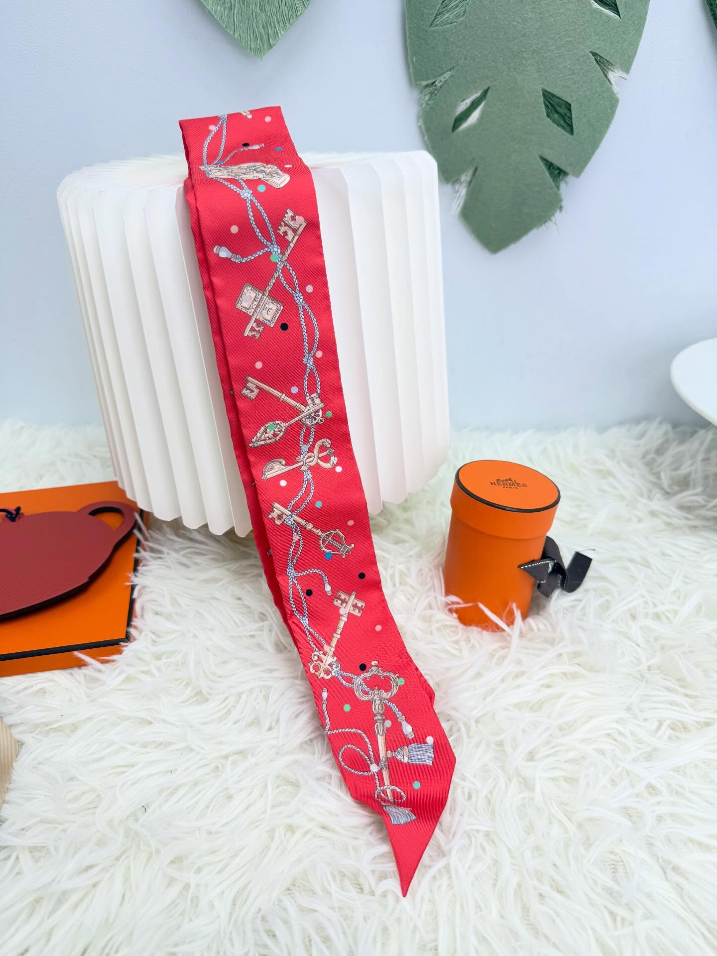 HERMES🤍PRE OWNED 全新Twilly全套🧡