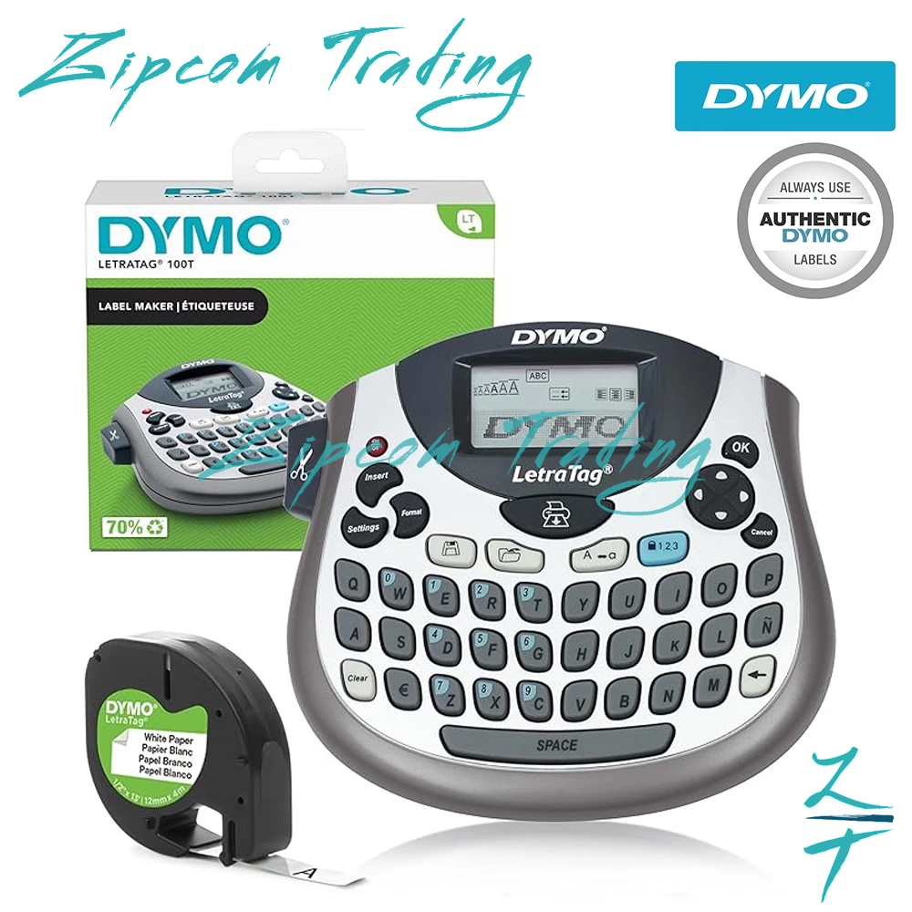 Dymo LetraTag LT-100H Handheld Label Maker / LetraTag LT-200B Bluetooth / LabelManager 160 Portable Label Maker