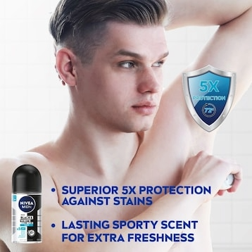 NIVEA FOR MEN Deodorant  Roll On 50ml Invisible Fresh