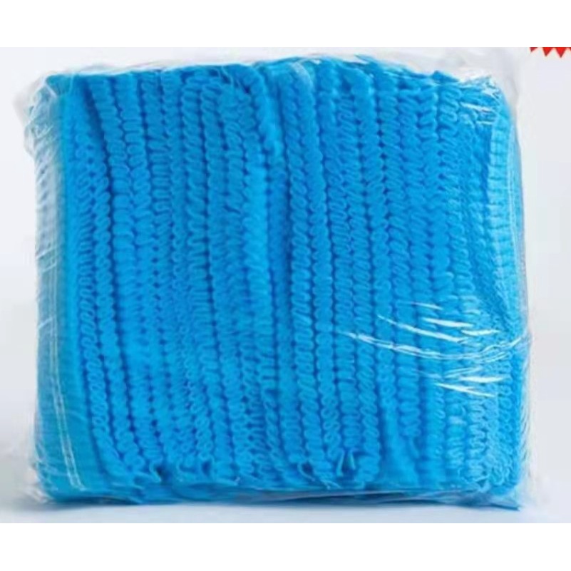 24" & 21" long Double Elastic String Disposable Hair net / Mop Cap / hair cap non-woven 100pcs per packet