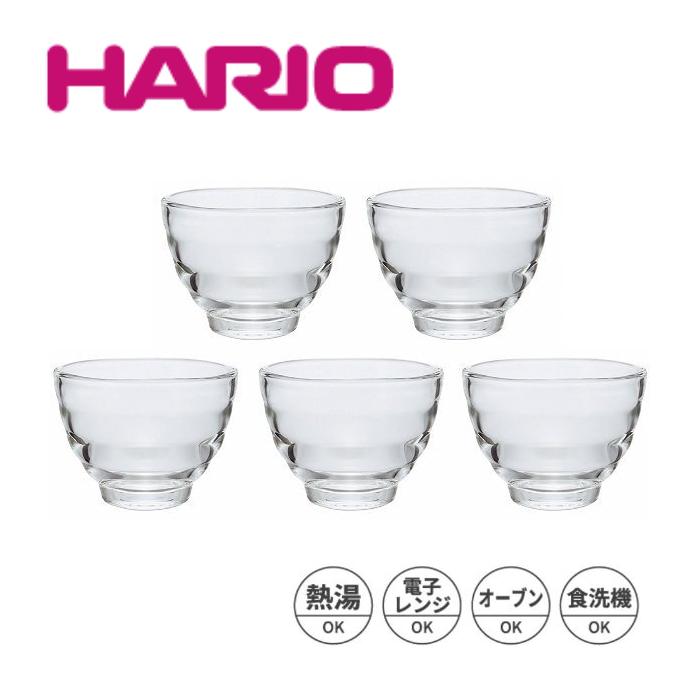  日本製 - Hario - 耐熱玻璃杯 170mL - HU-3012 - 1套5隻