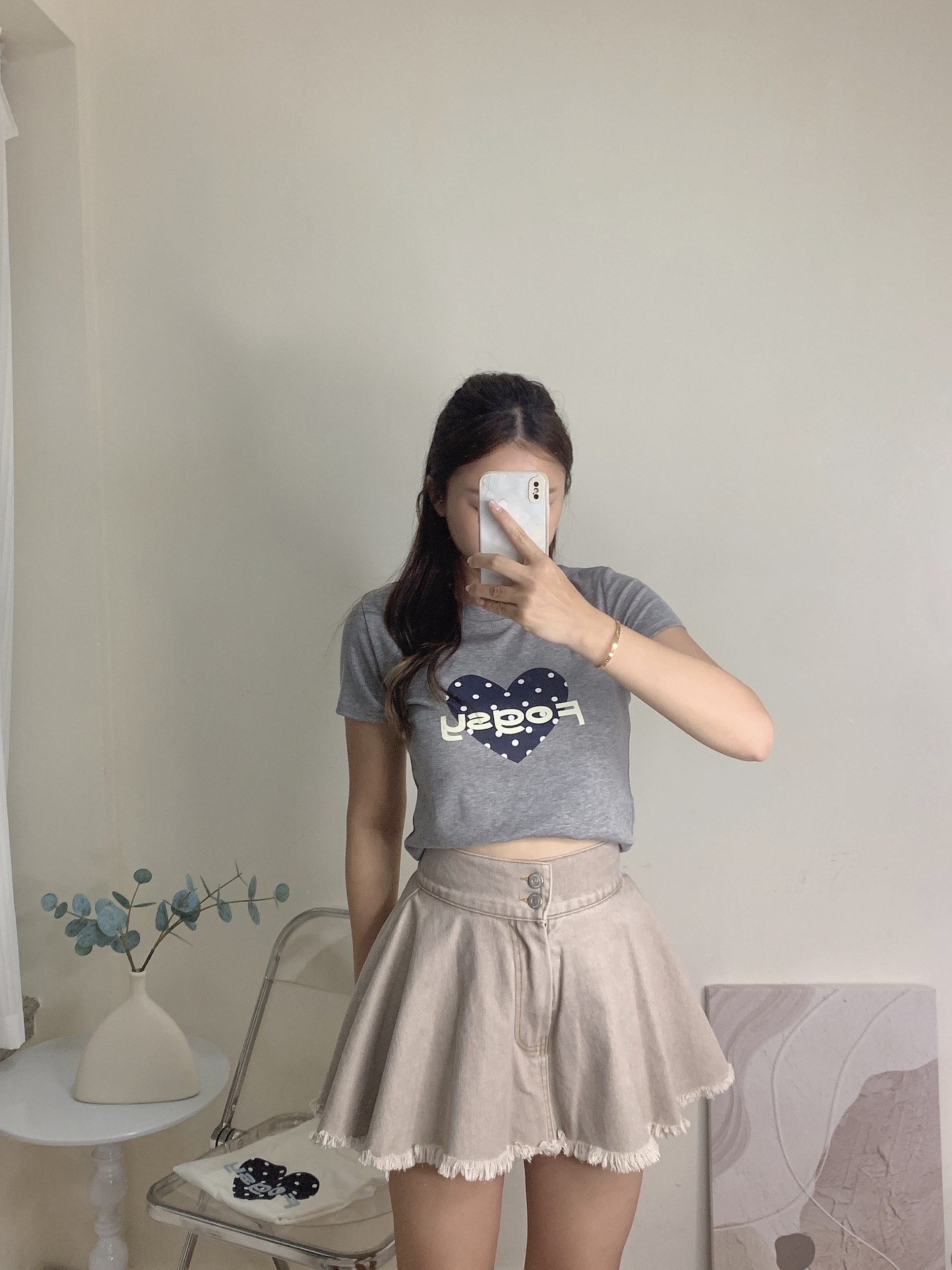 《 預購 》KR🇰🇷Soso邊牛仔裙