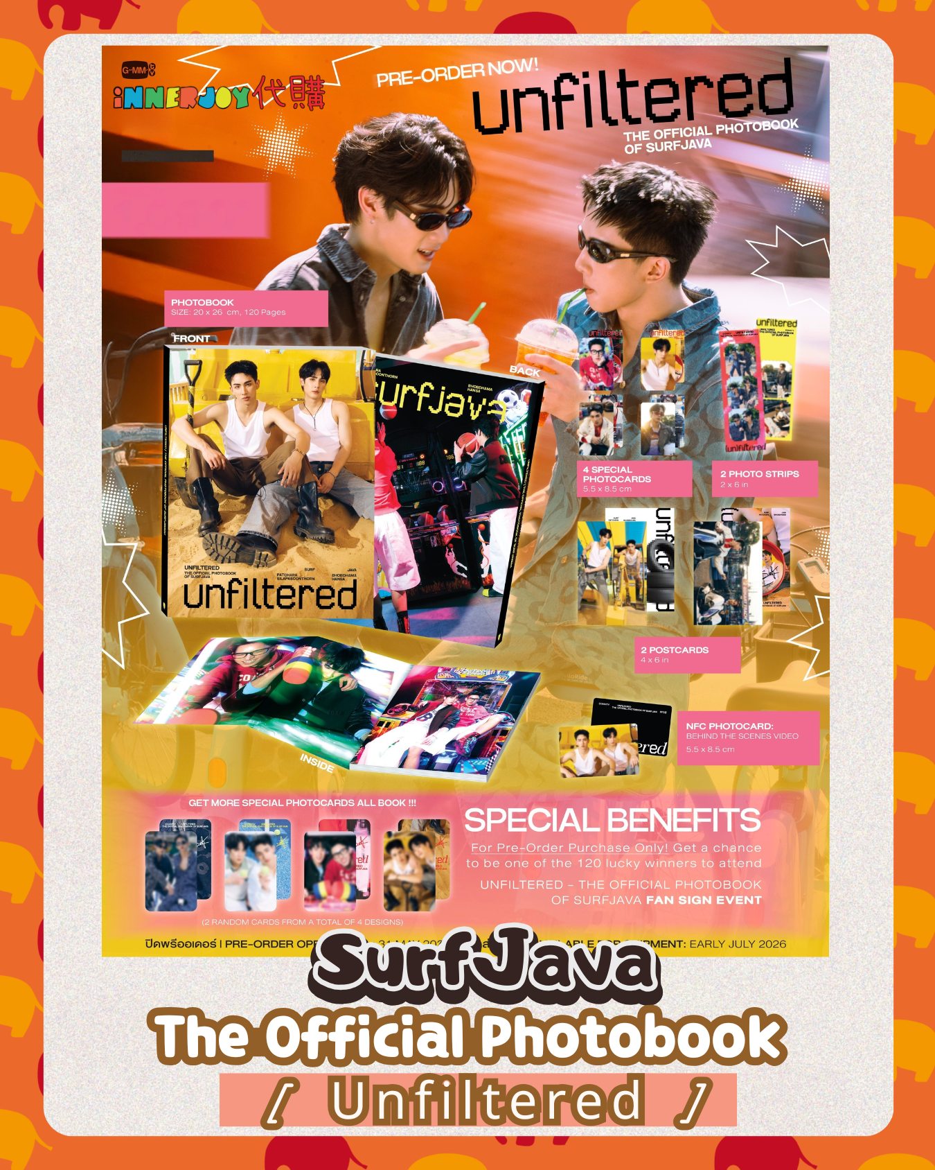 預購 | SurfJava - The Official Photobook 官方寫真集【 Unfiltered 】