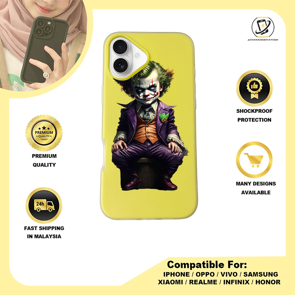 JELLY CASE PHONE FOR IPHONE - DESIGN JOKER C