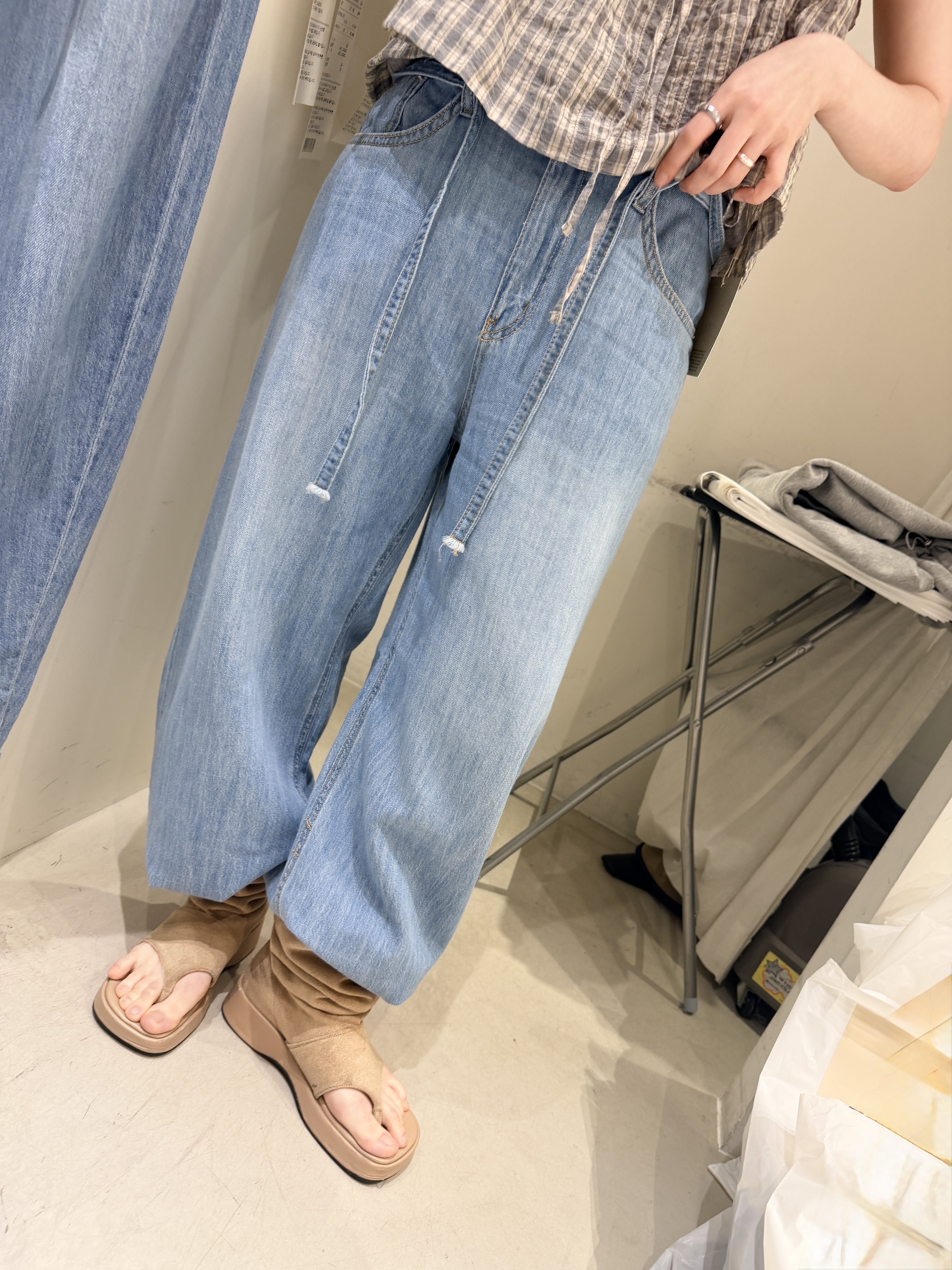 Soft cotton jeans