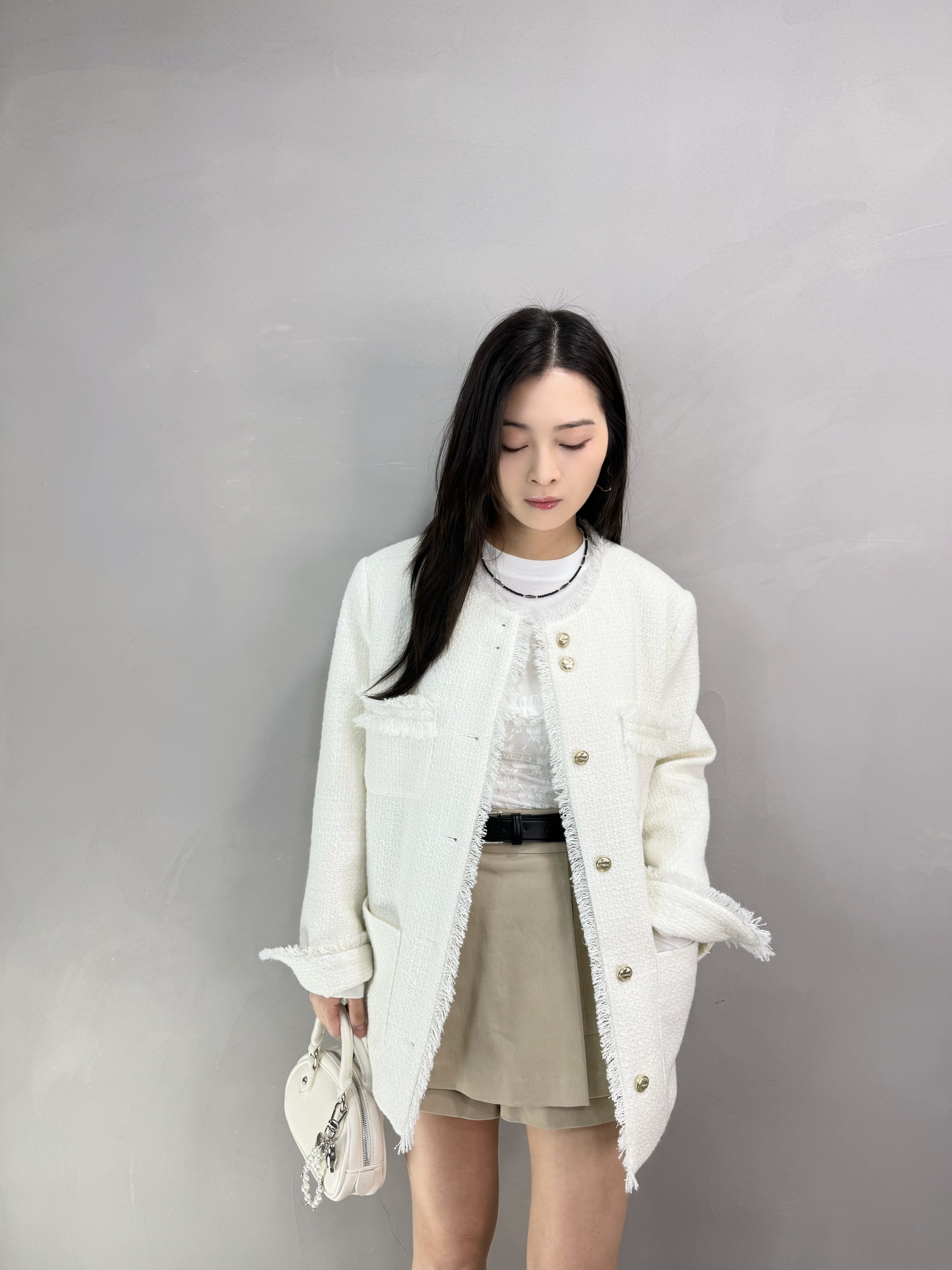 G60 薄Tweed料外套