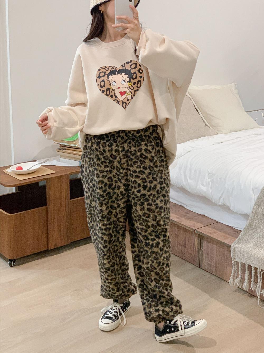 🩷FW PT🇰🇷MADE IN KOREA🇰🇷❤️‍🔥拉絨betty boop套裝