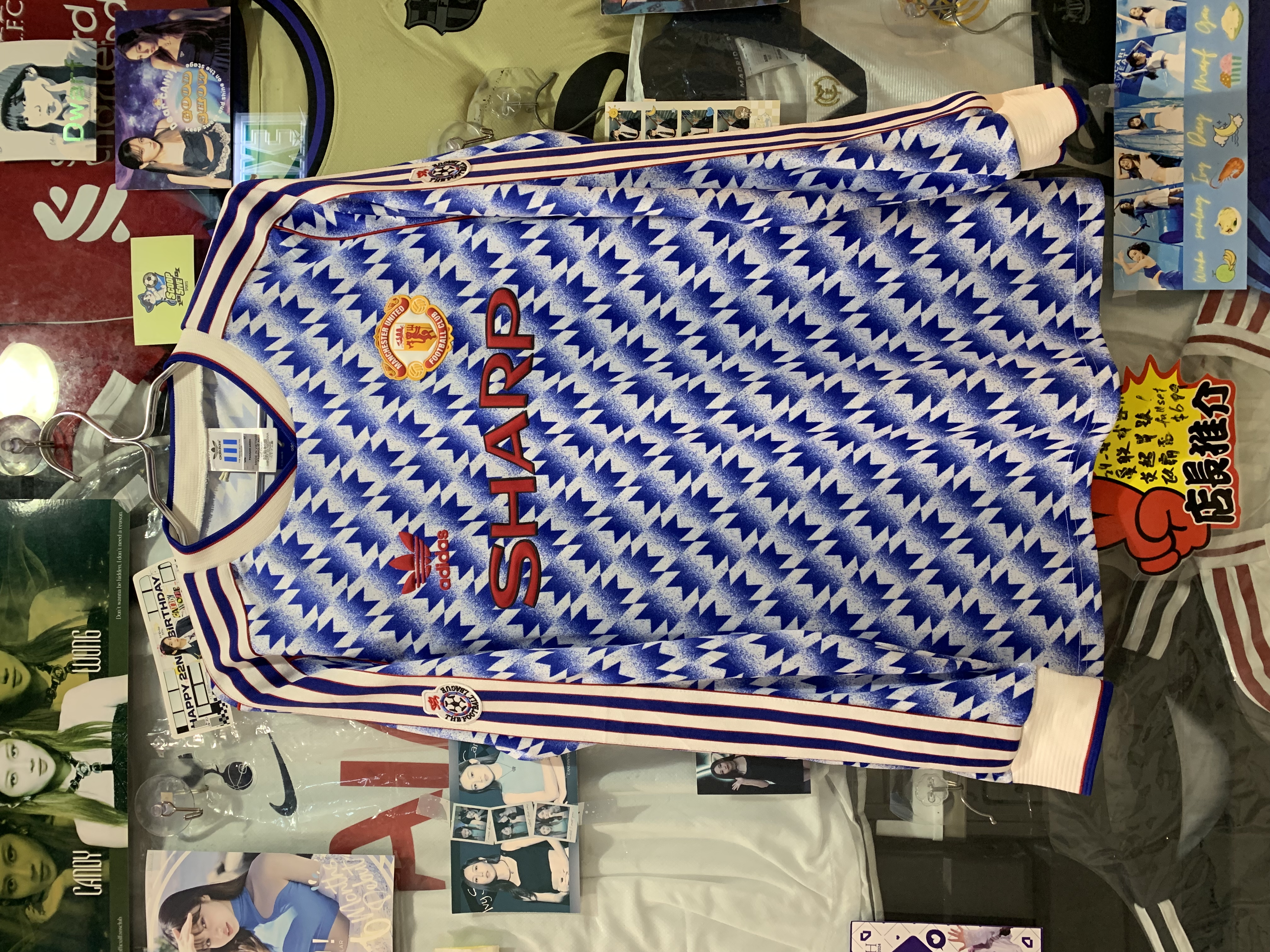 1990-92 曼聯 作客 復刻 球迷版 長袖