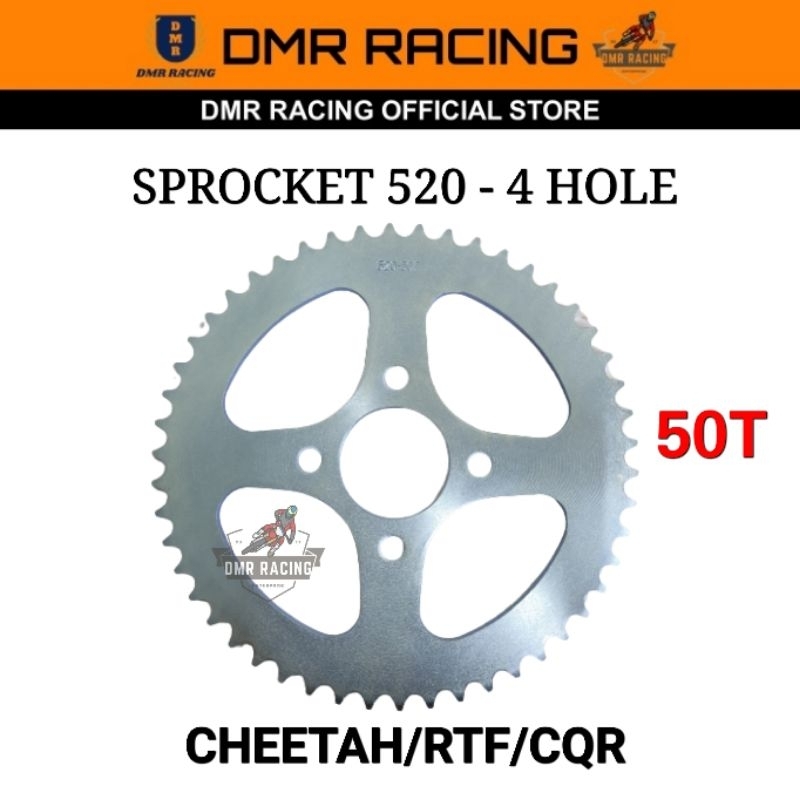 MOTOCROSS CHEETAH/RTF250/CQR/BSE Front Rear Sprocket Set 520 (4 Hole) 12T 13T 14T 15T 39T 43T 45T 47T 50T