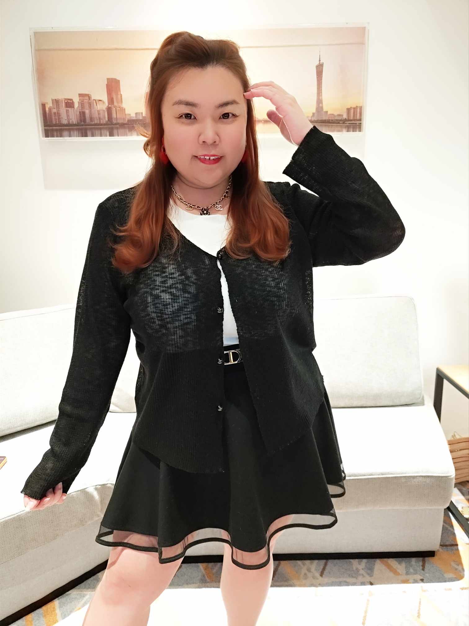 YCG02 315 轻薄针织面料外套