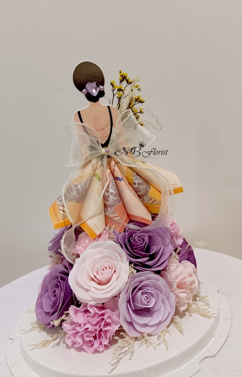 Valentine’s Money Bouquet（情人节有钱花束)