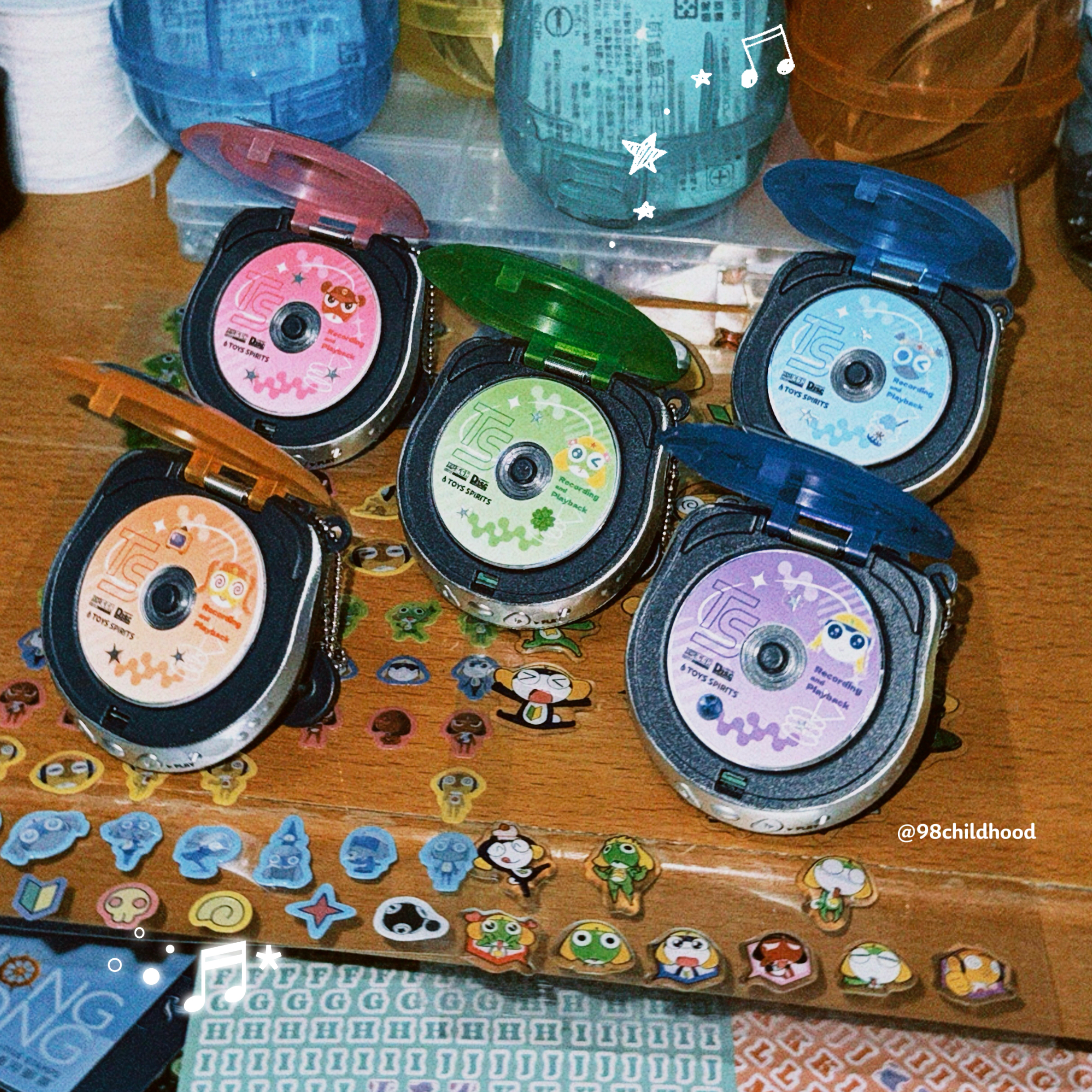 Keroro x CD player 錄音播放器扭蛋￼