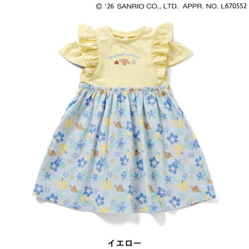 🆕【⭐訂購⭐】🌀 🇯🇵 日本直送 #Sanrio 荷葉邊袖 露肩連身裙［3款選］🌀 [ELDA-0176][260516]