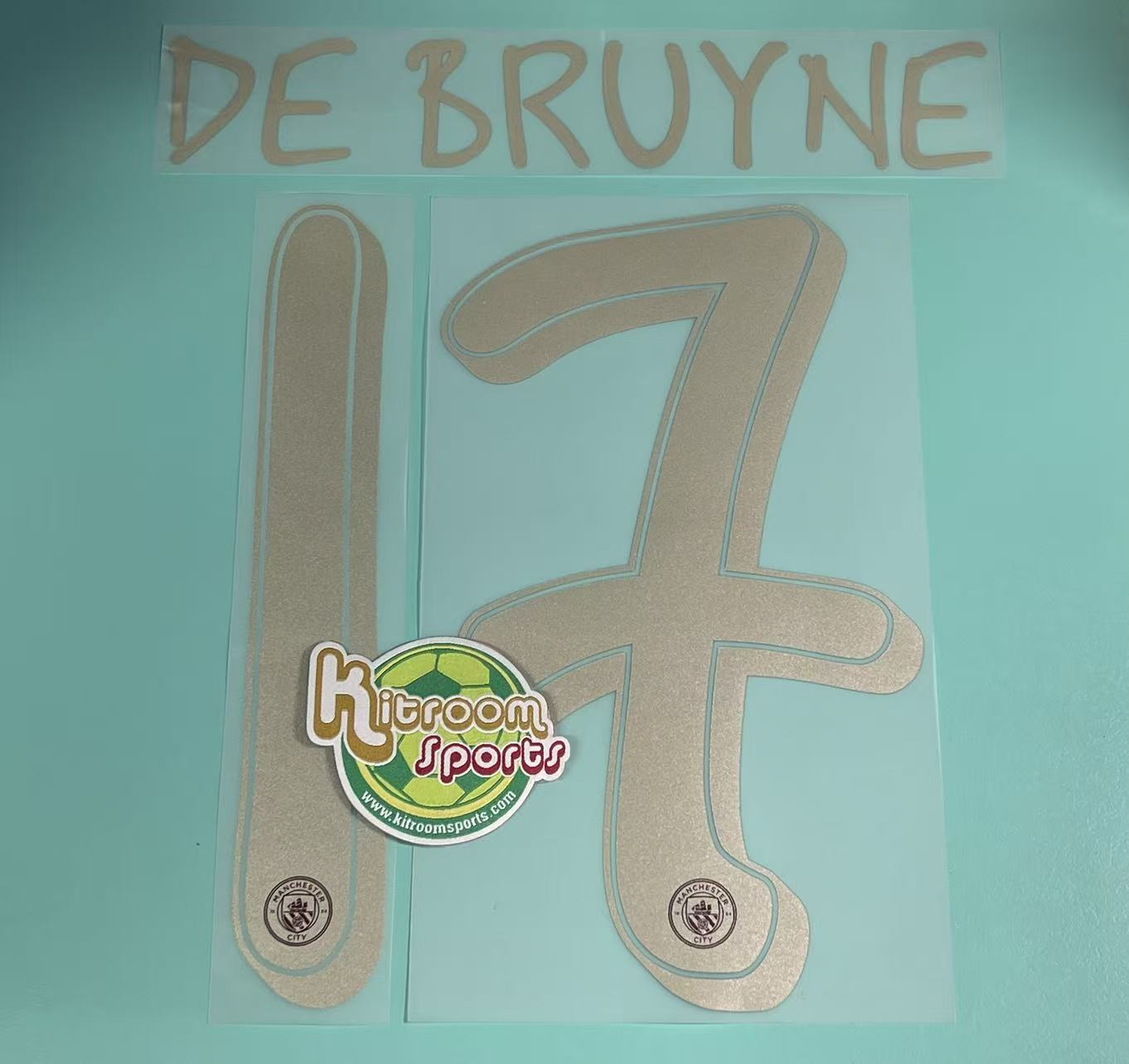 2024-25 Manchester City 3RD UCL Nameset #17 DE BRUYNE